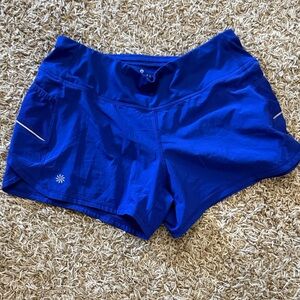 Athleta Vibrant Blue Athletic Shorts